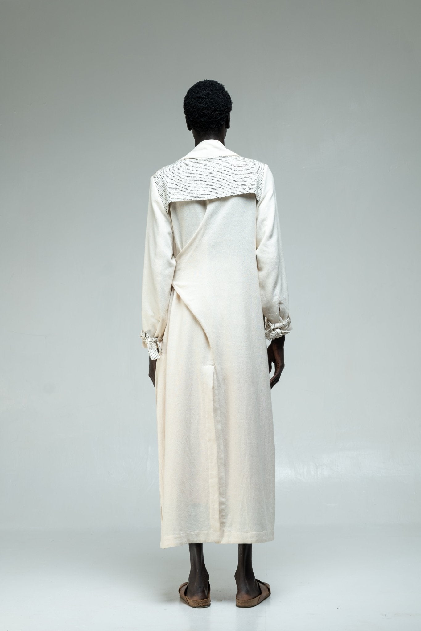 ANGA TRENCH COAT - HANDWOVEN | UNISEX - Katush Store