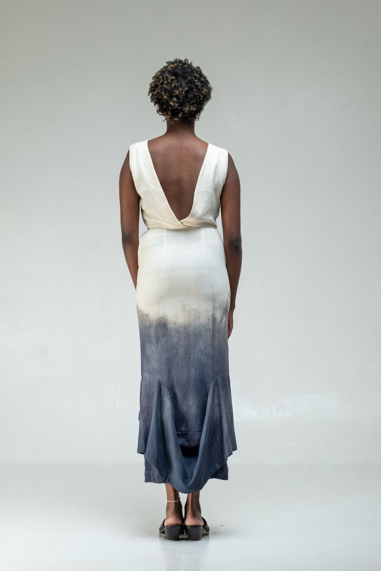 DHAMA DRESS | OBSIDIAN DAWN | HANDWOVEN - Katush Store