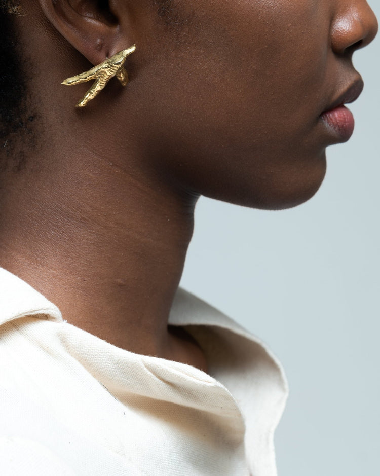KACHA EARRINGS | OBSIDIAN DAWN - UNISEX - Katush Store