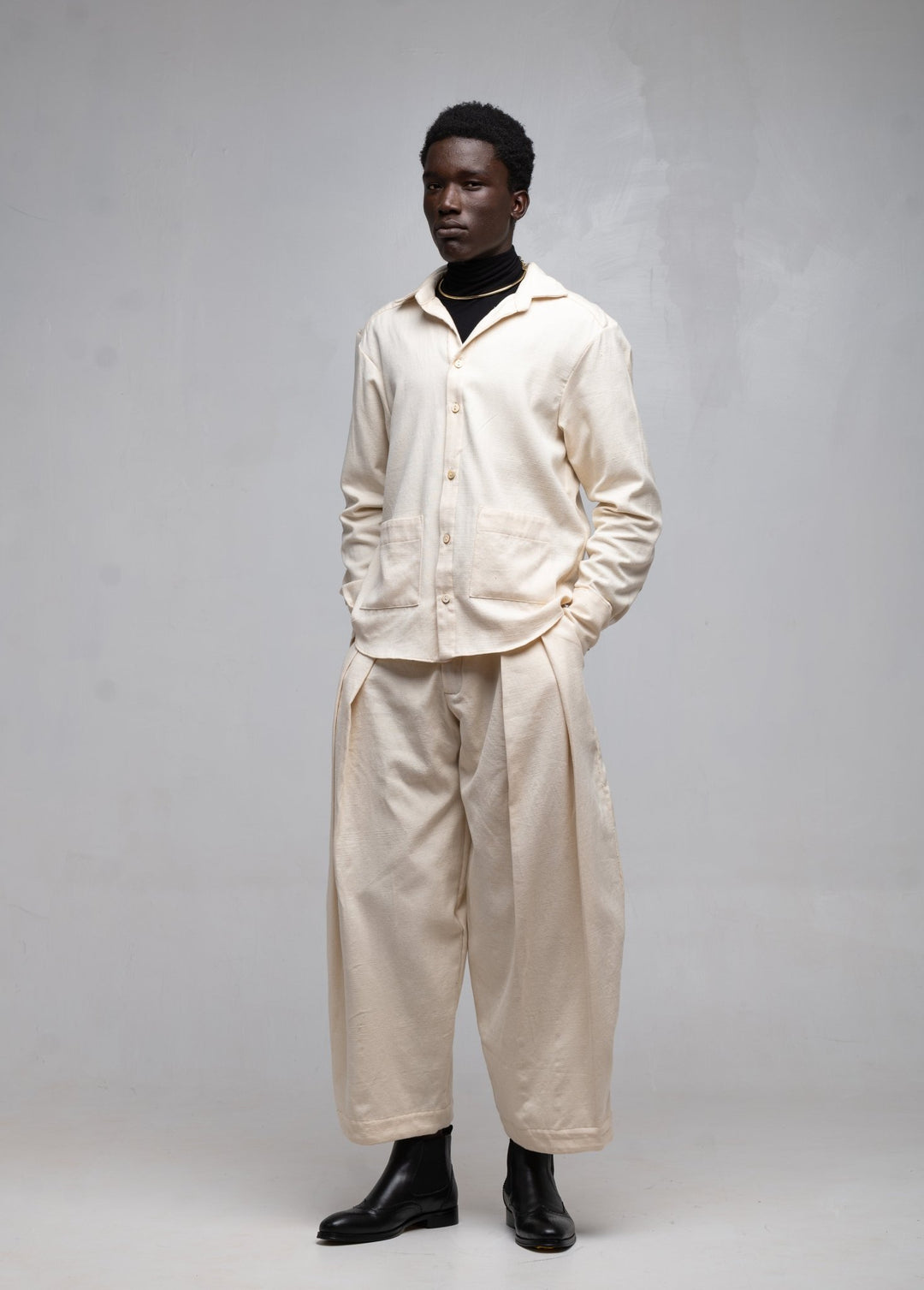 KWARU TROUSER NATURAL COTTON | UNISEX - Katush Store