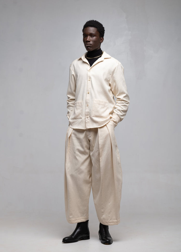 KWARU TROUSER NATURAL COTTON | UNISEX - Katush Store