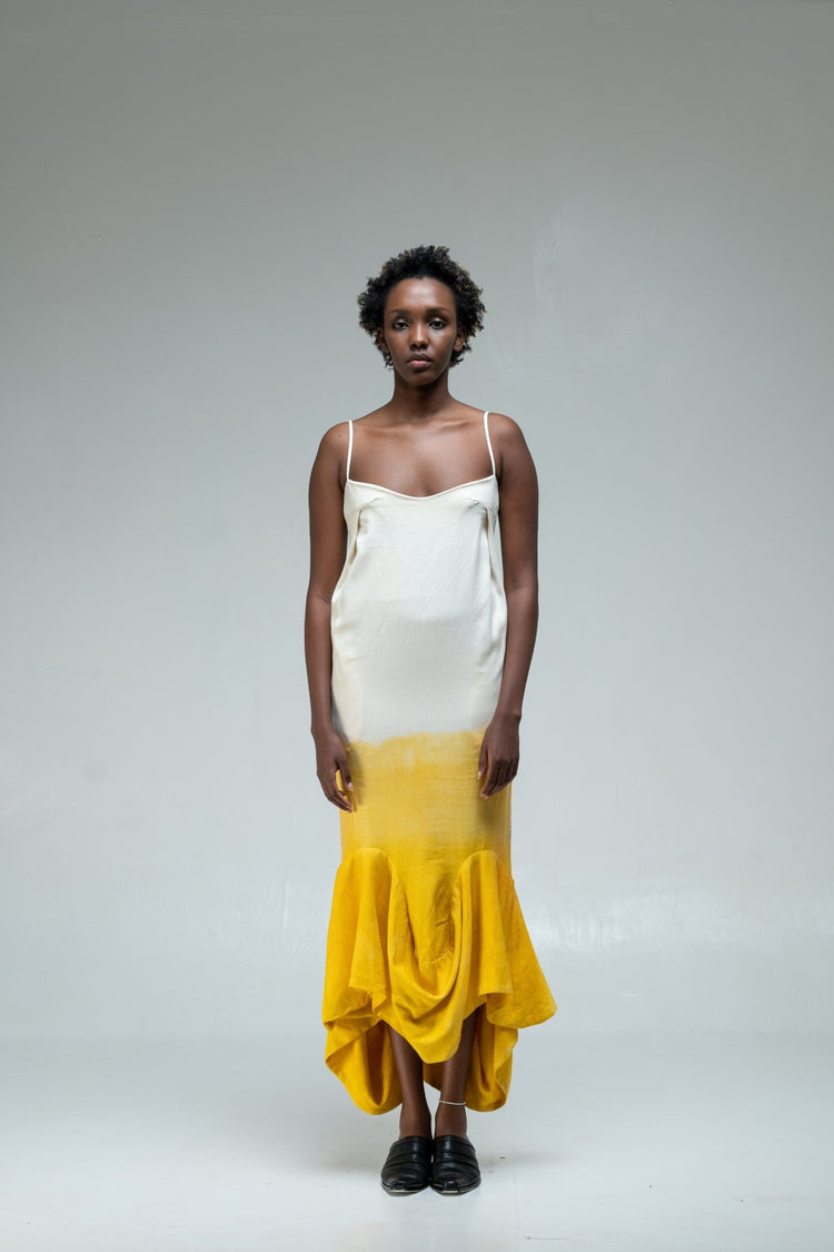 SEMI DRESS - HANDWOVEN | OBSIDIAN DAWN - Katush Store