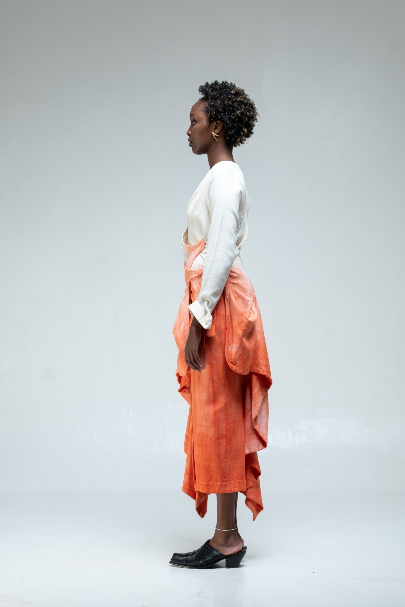 ZAGAA WRAP DRESS - HANDWOVEN | OBSIDIAN DAWN - Katush Store