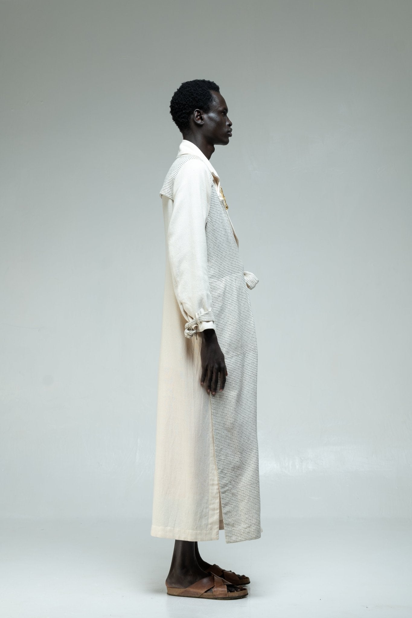 ANGA TRENCH COAT - HANDWOVEN | UNISEX - Katush Store
