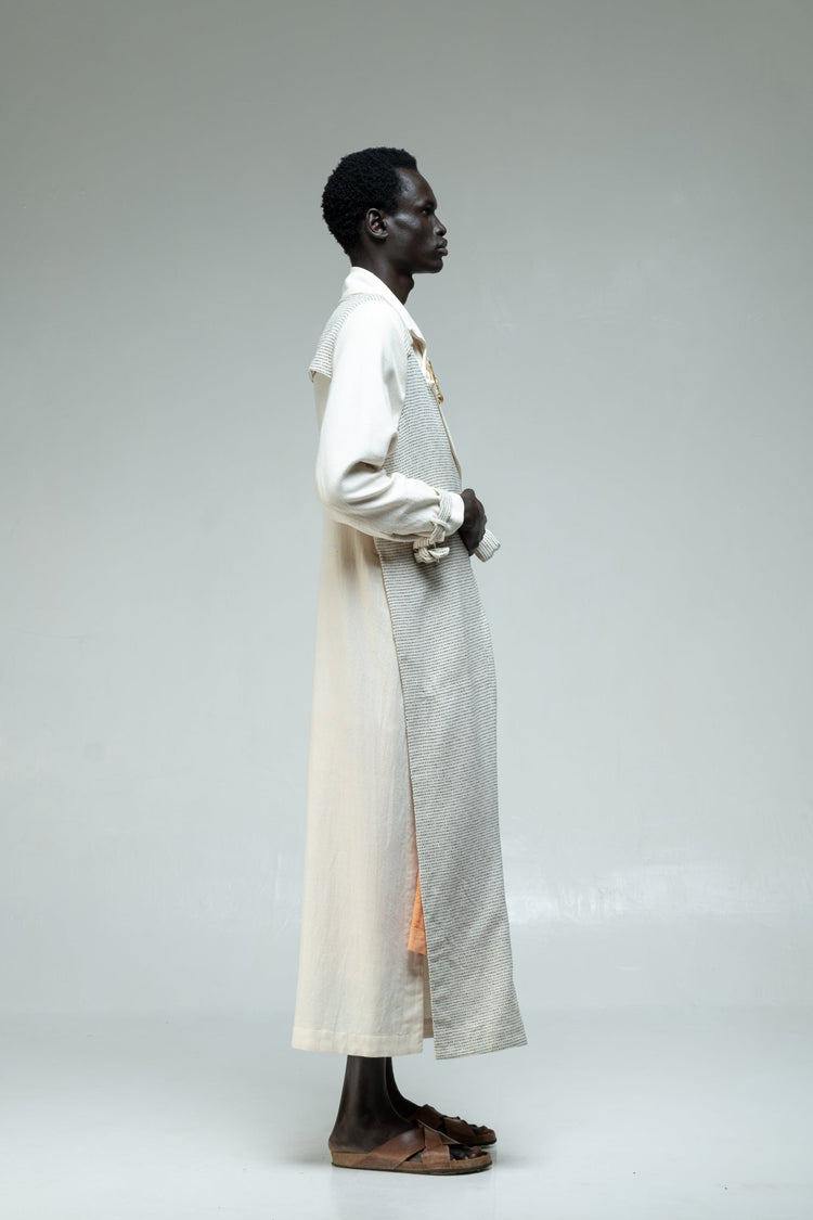 ANGA TRENCH COAT - HANDWOVEN | UNISEX - Katush Store