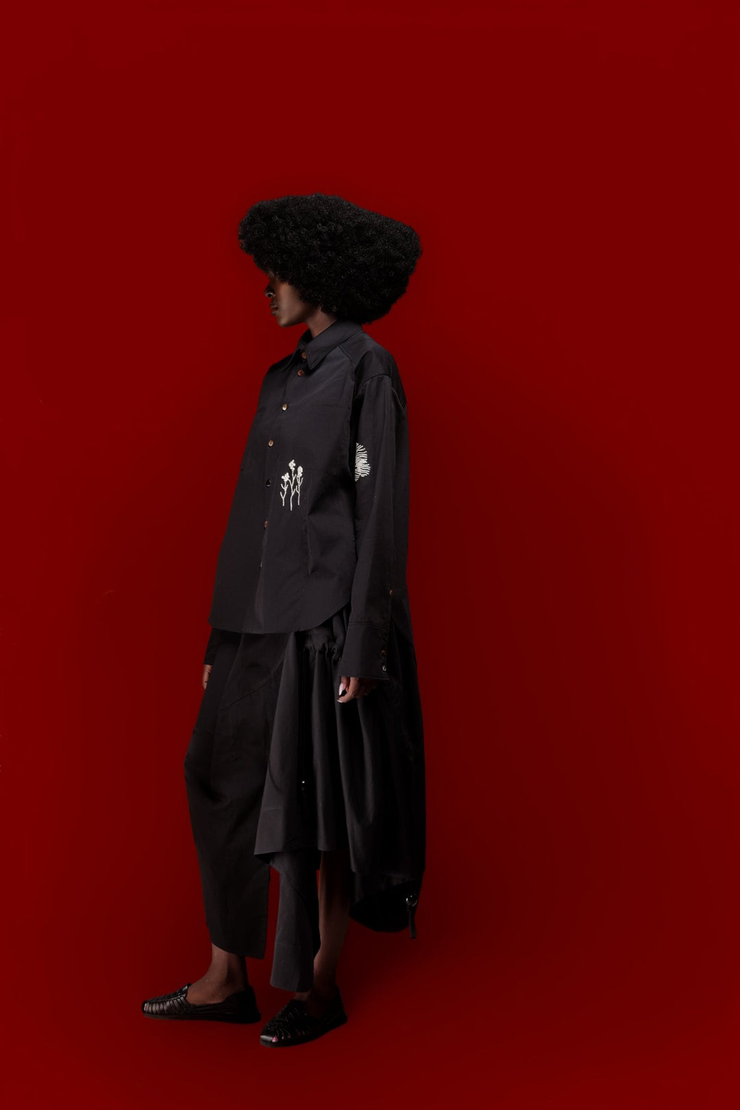 BLACK TU KAZINI SHIRT - Katush Store