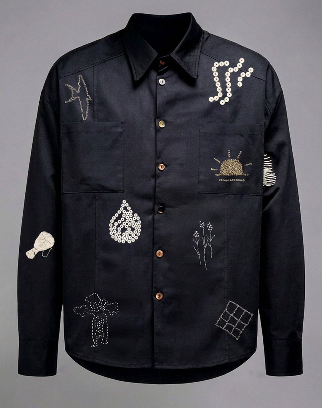 BLACK TU KAZINI SHIRT - Katush Store