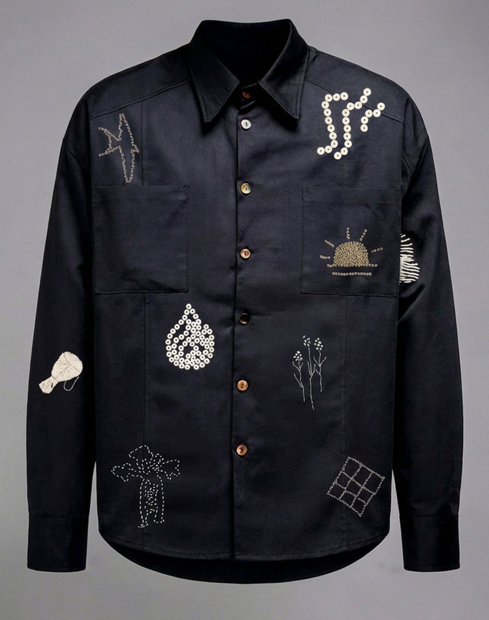 BLACK TU KAZINI SHIRT - Katush Store