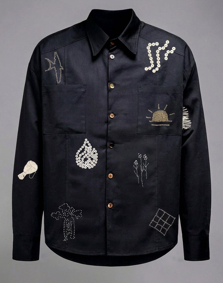 BLACK TU KAZINI SHIRT - Katush Store