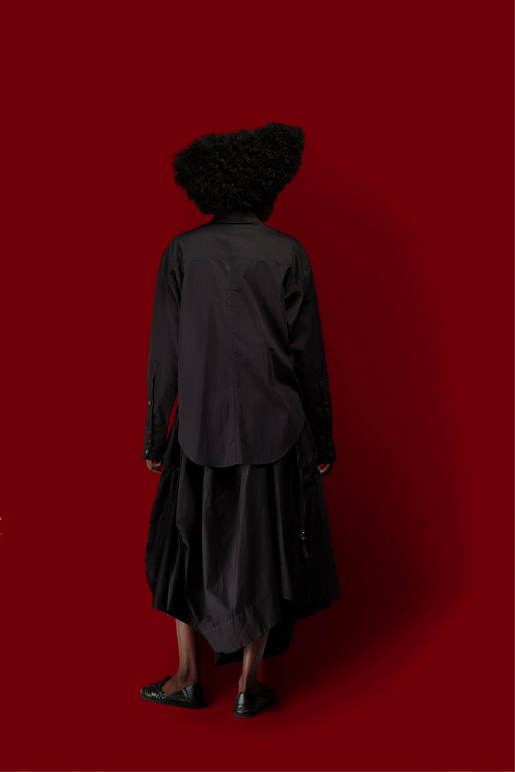 BLACK TU KAZINI SHIRT - Katush Store