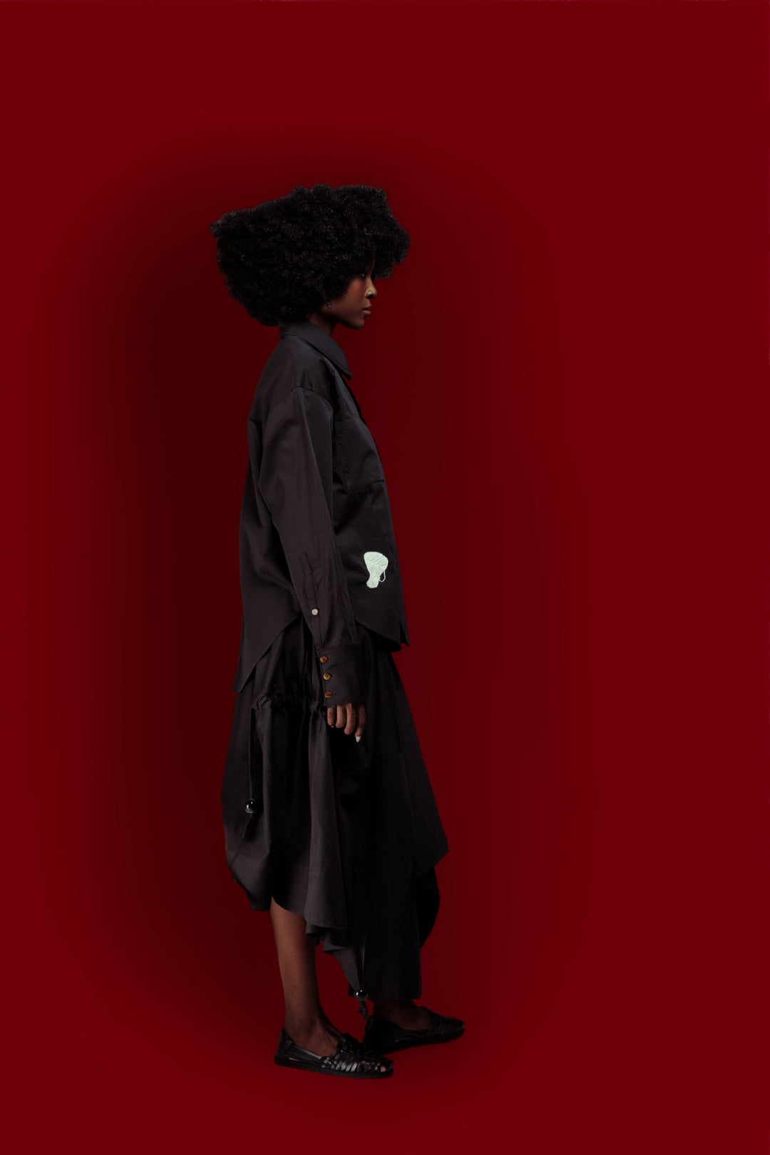 BLACK TU KAZINI SHIRT - Katush Store