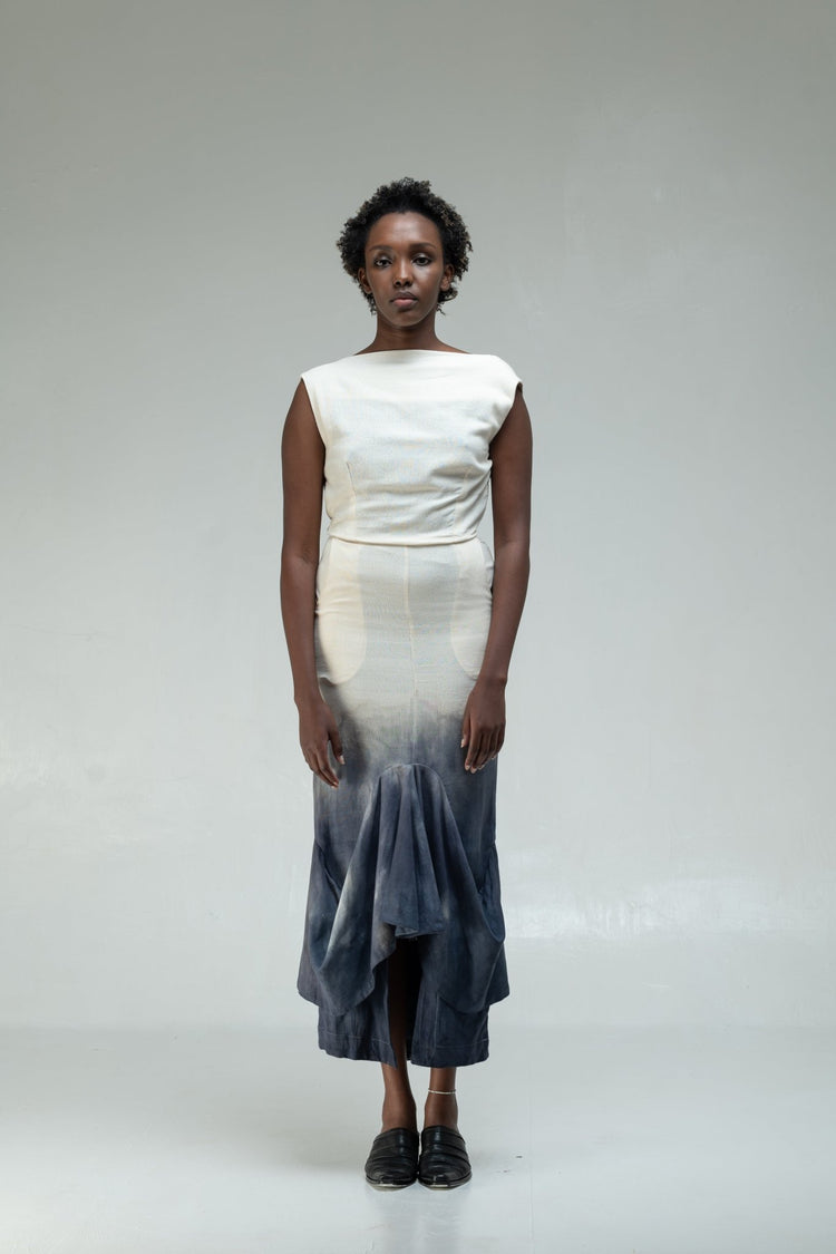 DHAMA DRESS | OBSIDIAN DAWN | HANDWOVEN - Katush Store