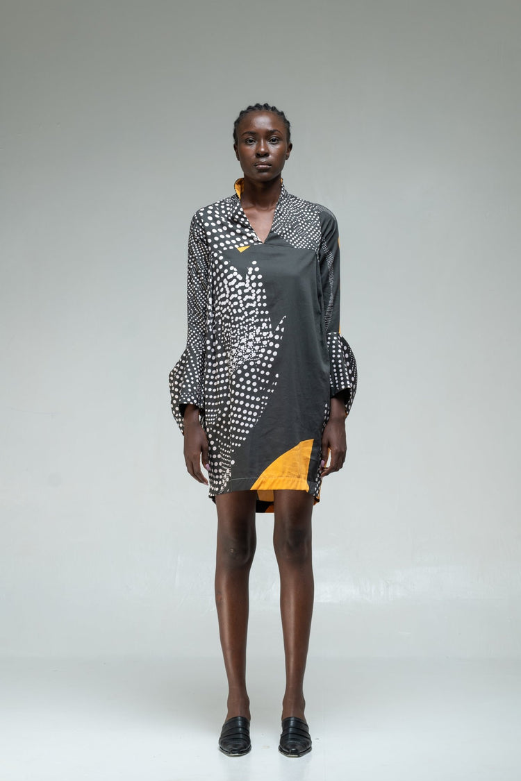 JAWABU DRESS | OBSIDIAN DAWN - Katush Store