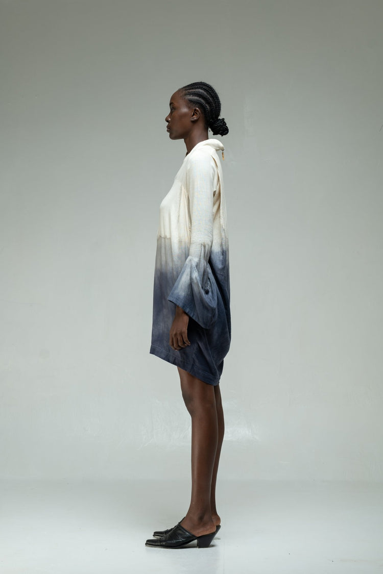 JAWABU DRESS | OBSIDIAN DAWN | HANDWOVEN - Katush Store