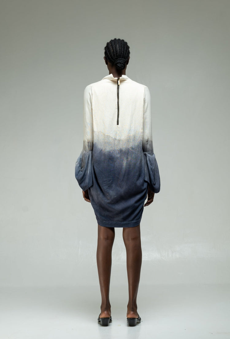JAWABU DRESS | OBSIDIAN DAWN | HANDWOVEN - Katush Store