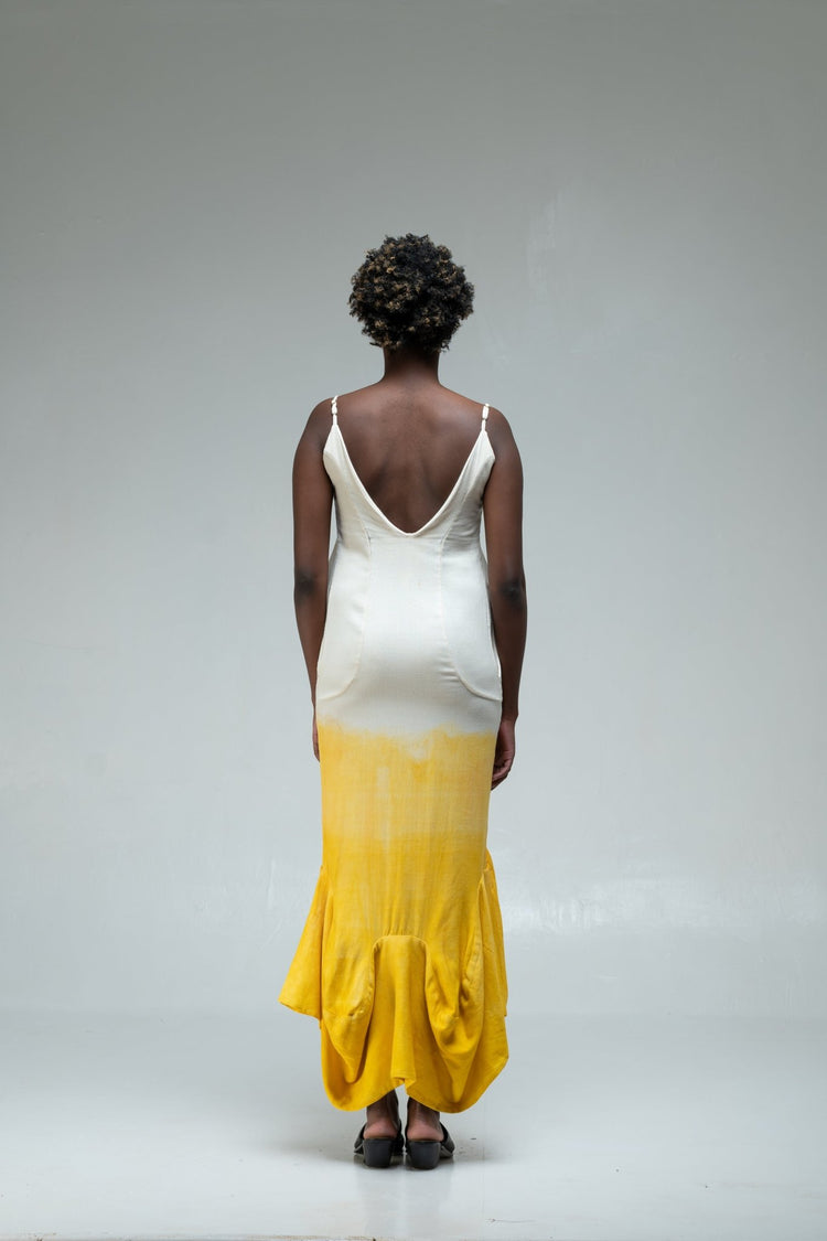 SEMI DRESS - HANDWOVEN | OBSIDIAN DAWN - Katush Store